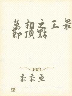 万相之王最新章节顶点