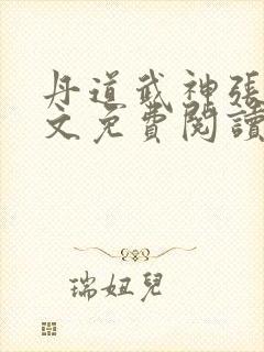 丹道武神张玄全文免费阅读