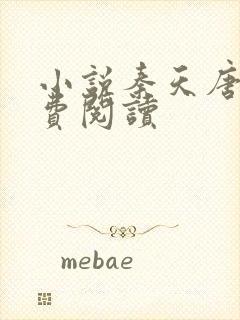 小说秦天唐蓉免费阅读