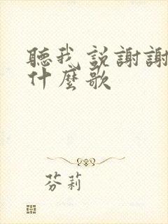 听我说谢谢你是什么歌