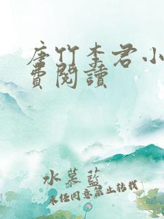 唐竹李君小说免费阅读
