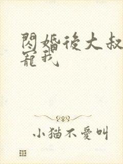 闪婚后大叔乖乖宠我