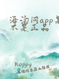 海淘网app是不是正品