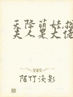 天降萌娃,总裁夫人是大佬