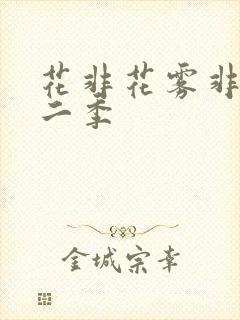花非花雾非雾第二季