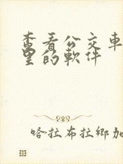 查看公交车到哪里的软件