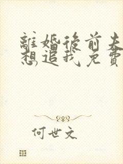 离婚后前夫总是想追我免费阅读