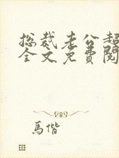 总裁老公超给力全文免费阅读