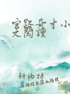 官路奇才小说全文阅读