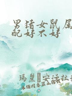 男猪女鼠属相婚配好不好