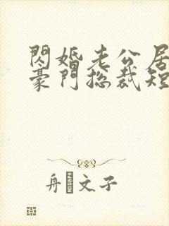 闪婚老公居然是豪门总裁短剧