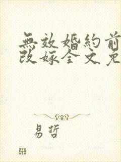无效婚约前妻要改嫁全文免费阅读