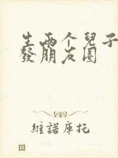 生两个儿子怎么发朋友圈