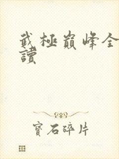 武极巅峰全文阅读