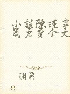 小说陈瑾宁李良晟免费全文阅读一