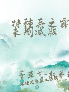特种兵之霹雳火未删减版