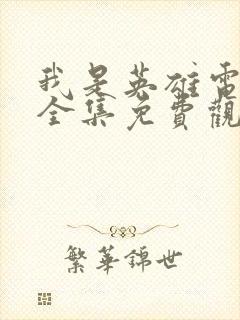 我是英雄电视剧全集免费观看
