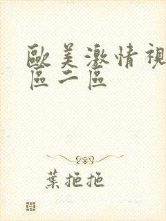 欧美激情视频一区二区
