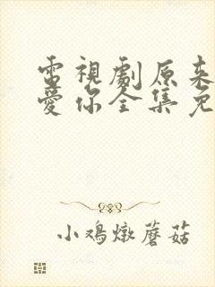 电视剧原来我很爱你全集免费观看