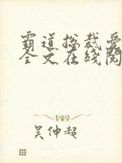 霸道总裁爱上我全文在线阅读
