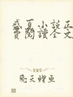 盛夏小说正版免费阅读全文无弹窗