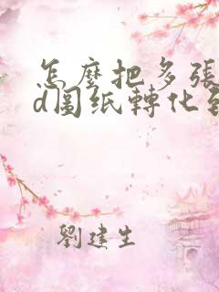 怎么把多张cad图纸转化到一个pdf中