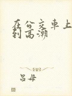 在公交车上被插到高潮