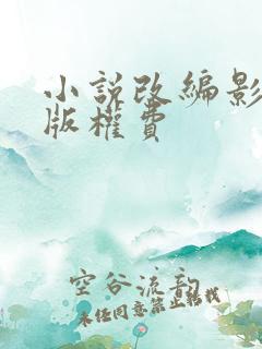 小说改编影视剧版权费
