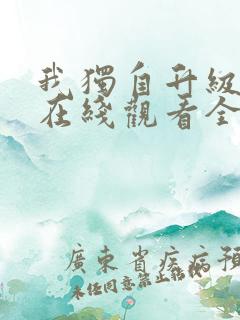 我独自升级动漫在线观看全集免费