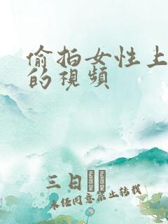偷拍女性上厕所的视频