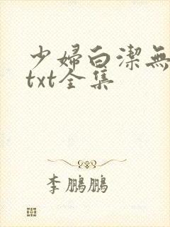 少妇白洁无删减txt全集