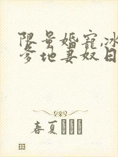 限量婚宠,冰山爹地妻奴日常高清