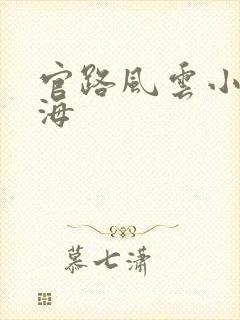 官路风云小说林海