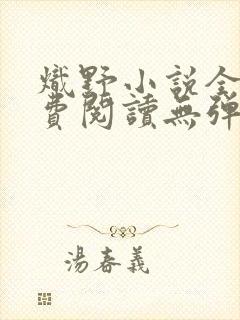 炽野小说全文免费阅读无弹窗