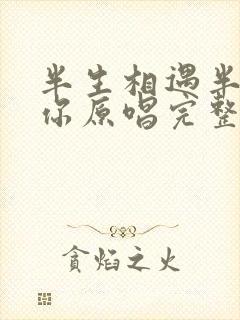 半生相遇半生是你原唱完整版