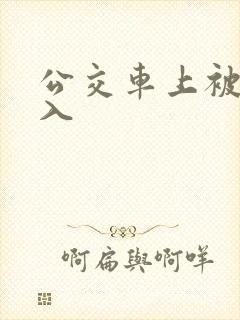 公交车上被人后入