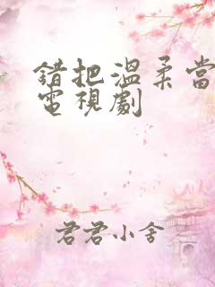 错把温柔当情深电视剧