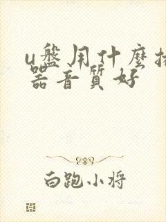 u盘用什么播放器音质好