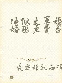 他似火军婚高干婚恋免费番外小说