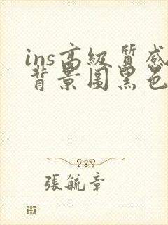 ins高级质感背景图黑色