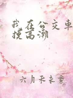我在公交车上被摸高潮