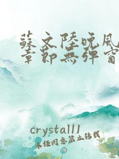 苏文陆晚风最新章节无弹窗笔趣阁