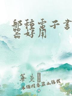那种电子书阅读器好用