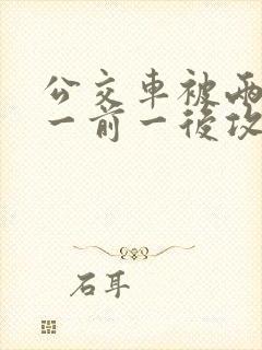 公交车被两个人一前一后攻击