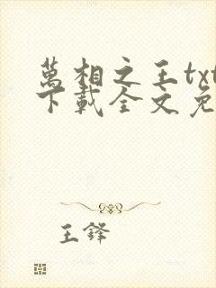 万相之王txt下载全文免费下载