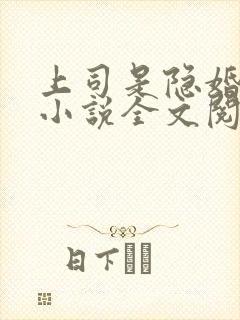 上司是隐婚老公小说全文阅读