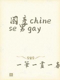 国产chinese男gay