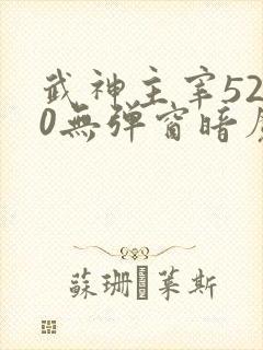 武神主宰5200无弹窗暗魔师