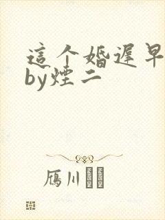 这个婚迟早要离by烟二