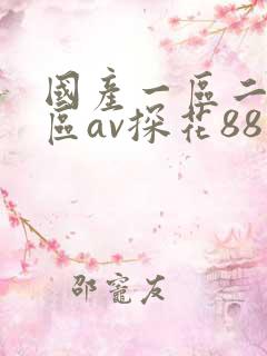 国产一区二区三区av探花88
